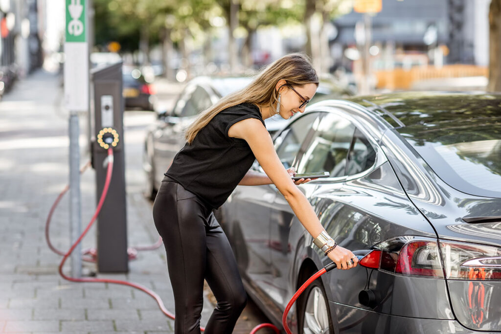 Market increase of using electric vehicle & charging station Market increase of using electric vehicle & charging station